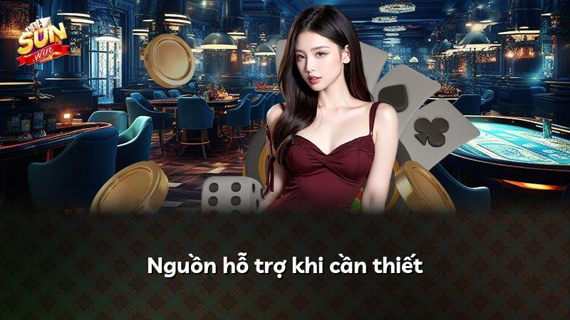 Nguồn hỗ trợ khi cần thiết