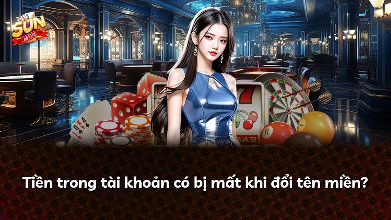 Tiền trong tài khoản có bị mất khi đổi tên miền?